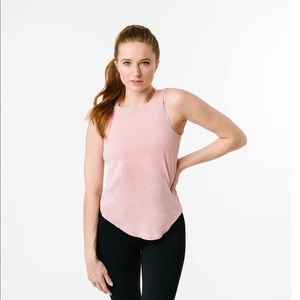 Zyia poppy twist slouch tank M